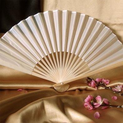 Silk Fabric Wedding Fans