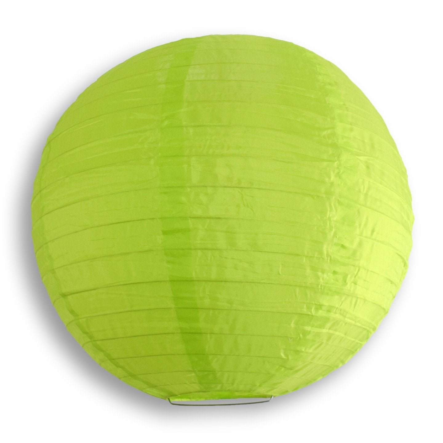 18 Inch Apple Green Shimmering Nylon Lantern - lunabazaarshop.com - Discover. Celebrate. Decorate.